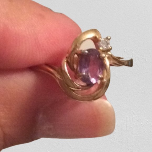 2 rings Amethyst stone Rings - Picture 15 of 15